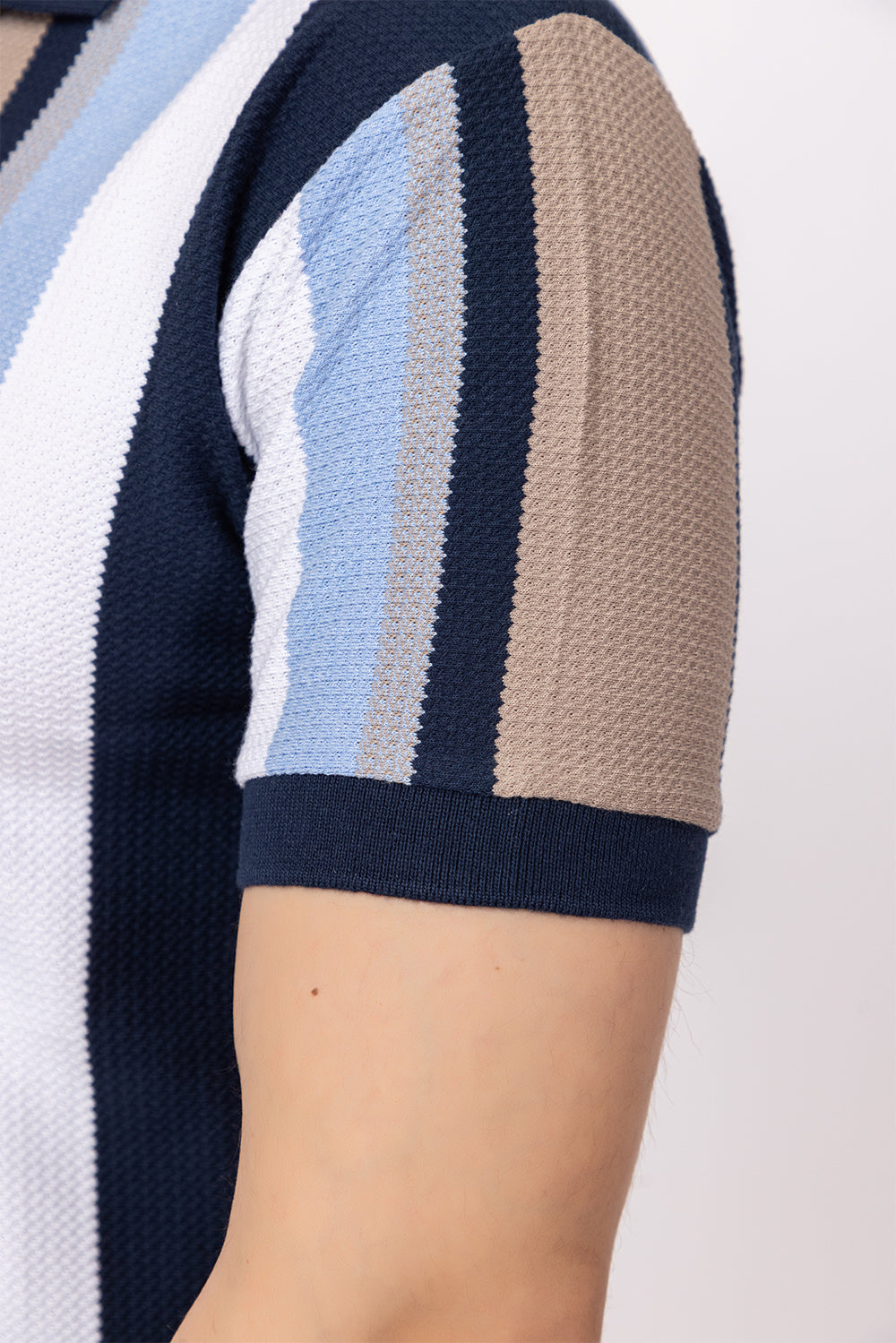 BLUE BIRD EYE POLO T-SHIRT