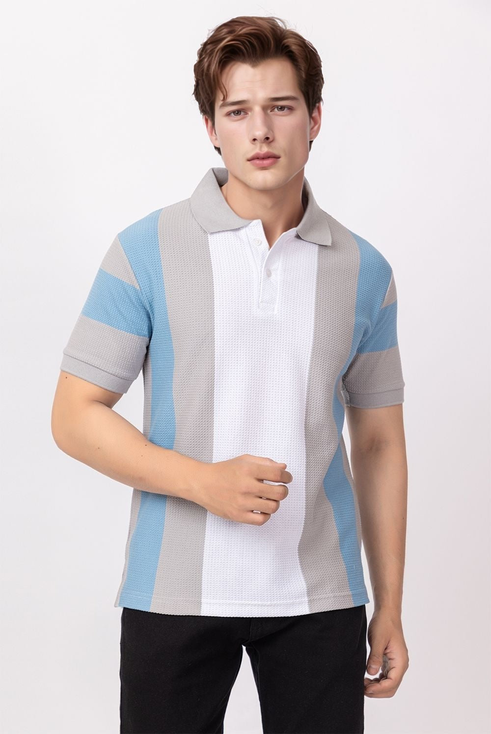GREY COASTAL POLO